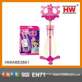 New Arrival Multifunctional Plastic Toy Microphone With Stand For Girls